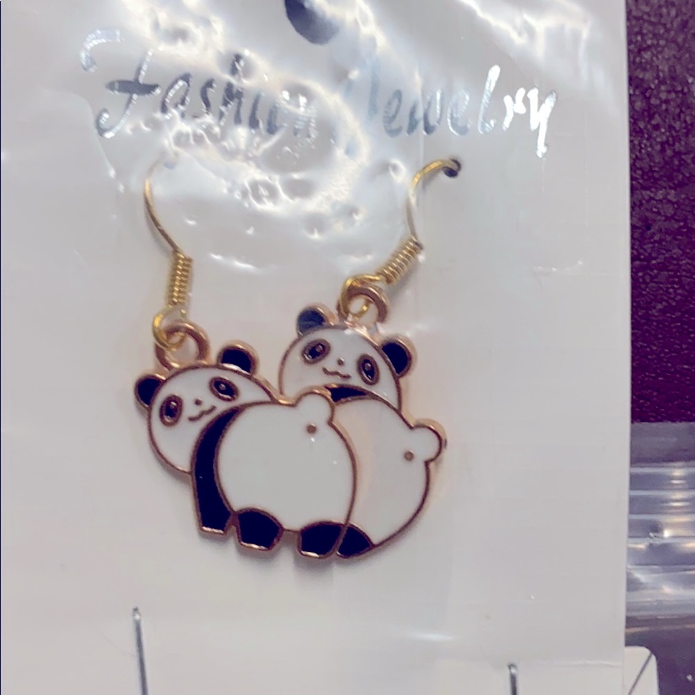Panda Bear Earrings